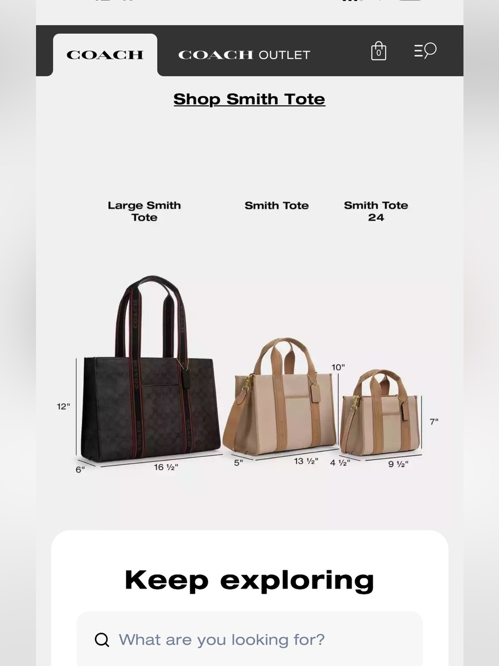 Coach Smith Large Tote - Picture 9 of 9